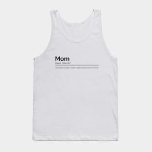 Mother Dictionary Definition Tank Top